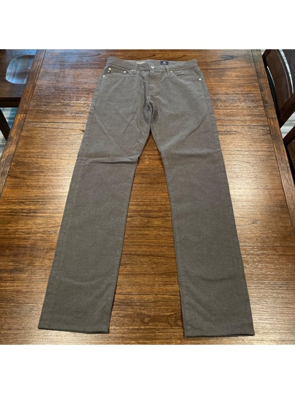 AG Graduate Tailored Leg Pant 32x34 Dark Ridge Gray Office Workwear Soft WIL
